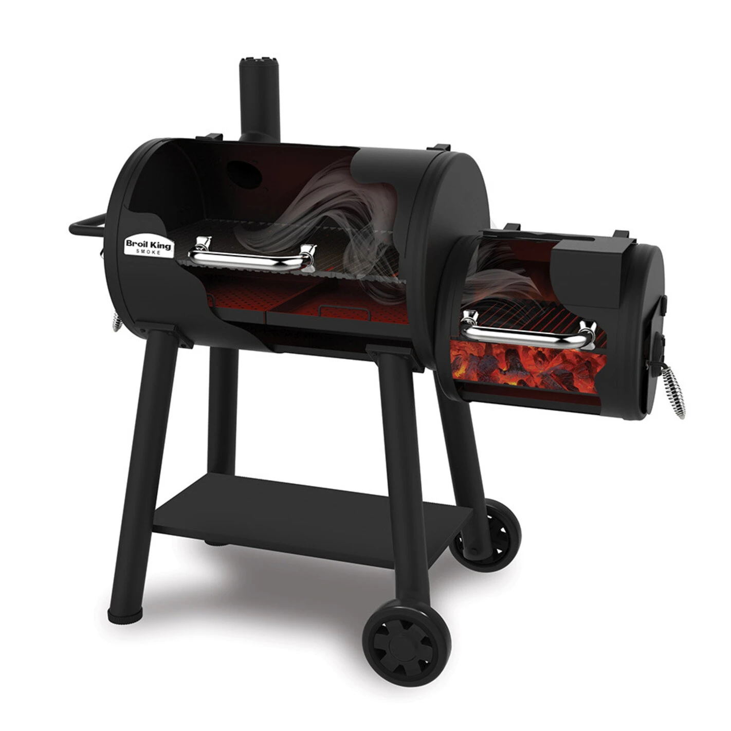 Barbecue Charbon Smoke Offset 500 - Broil King 5 Barbecue Charbon Smoke Offset 500 - Broil King – Image 5
