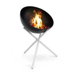 Brasero Rond En Acier émaillé Bowl + Trépied + Plancha - Höfats -Outdoorchef Promos Boutique bowl hofats pied haut plancha 4260447331020 8