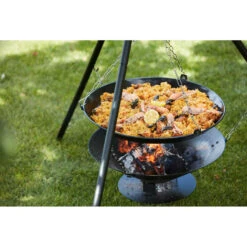 Brasero Junko ø60 Cm Fonte + Trépied + Grille Acier Chromé + Housse - Barbecook 11 Brasero Junko ø60 Cm Fonte + Trépied + Grille Acier Chromé + Housse - Barbecook -Outdoorchef Promos Boutique brasero junko trepied grille housse barbecook 5400269202156 5