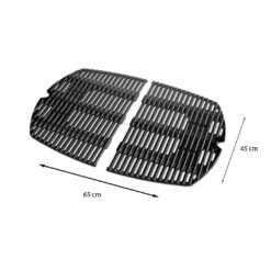 Grille De Cuisson Fonte émaillée Q300/Q3000 - Weber 6 Grille De Cuisson Fonte émaillée Q300/Q3000 - Weber -Outdoorchef Promos Boutique grille de cuisson pour q300 barbecue a gaz weber 0077924038853 2
