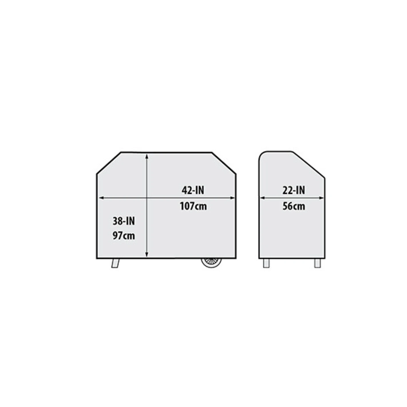 Housse Barbecue Select Crown Pellet 400 - Broil King 2 Housse Barbecue Select Crown Pellet 400 - Broil King – Image 2