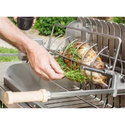 Barbecue Charbon Irissarry Inox + Tournebroche - Le Marquier 5 Barbecue Charbon Irissarry Inox + Tournebroche - Le Marquier -Outdoorchef Promos Boutique irissarry inox a poser le marquier 3339380060333 2