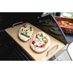 Pierre à Pizza Méridian / Titan Rectangle + Poignées - Cadac -Outdoorchef Promos Boutique pierre pizza rectangulaire pour bbq meridian titan cadac 6001773983945 2
