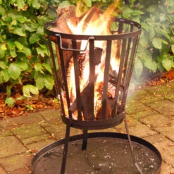 Plateau à Cendres Rond Braséro - Esschert Design -Outdoorchef Promos Boutique plateau a cendres rond pour brasero 8714982044595 2